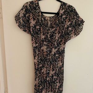 90s Vintage Floral Maxi Dress